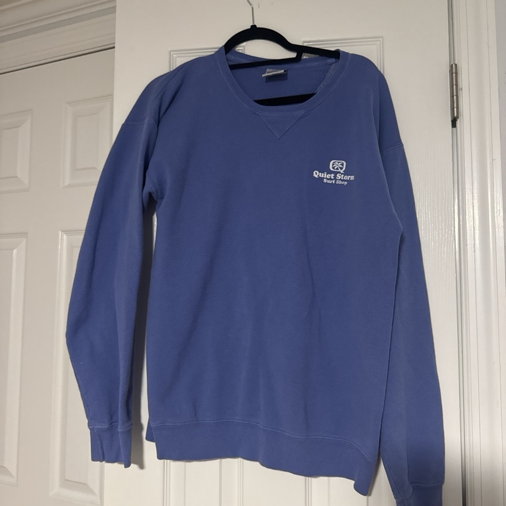 Blue crewneck
